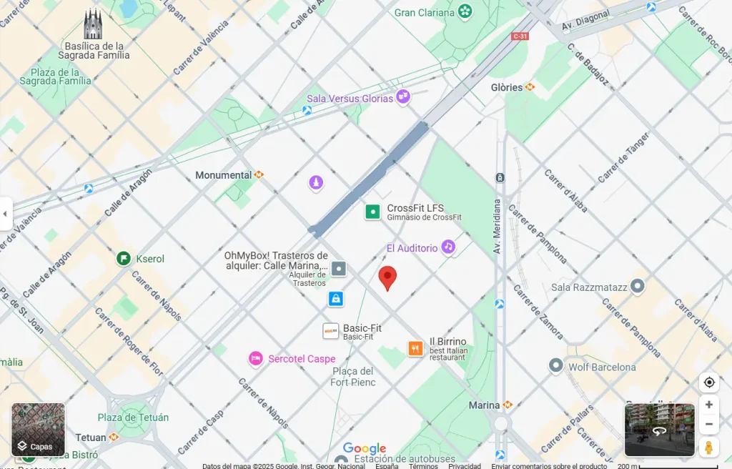 Ubicacion de la consulta en barcelona